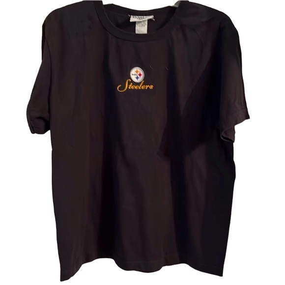 Embroidered Women’s Steelers Tee Shirt. Size Large. Gently worn. - Picture 1 of 3